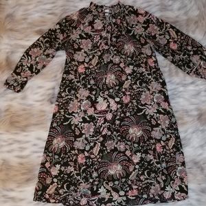 Floral smock dress